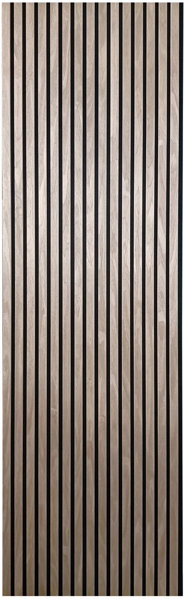 Akoestische wandpanelen - 280 x 60 cm - Walnoot Eiken - Lattenwand - Akupanel - Wandpaneel