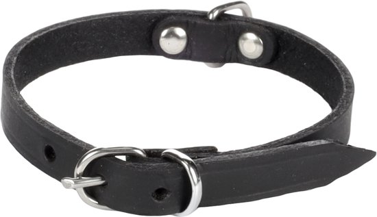 Flamingo Halsband Rondo Klink Zwart - Zwart - 32 cm x 10 mm