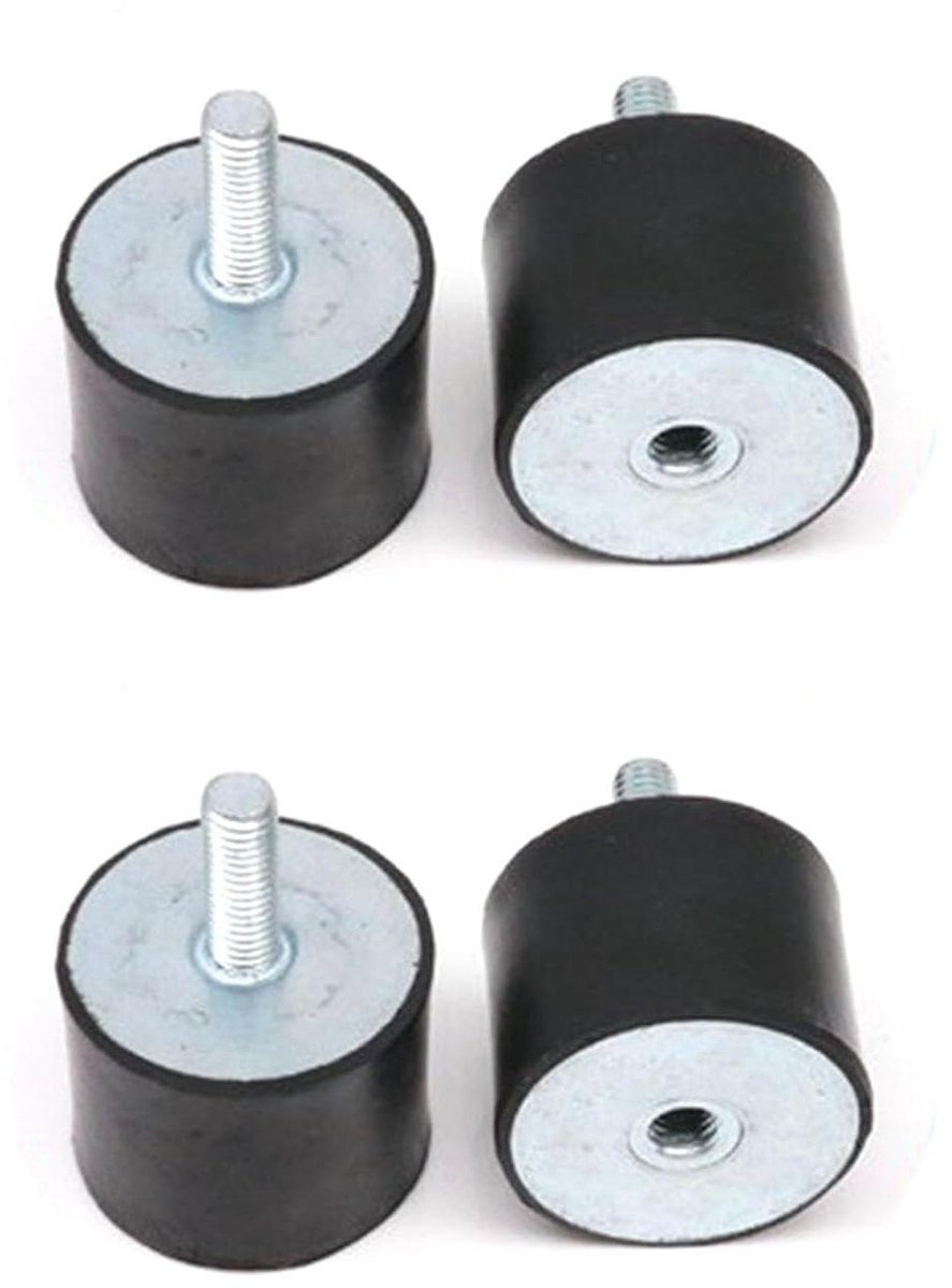 4 Stuks Rubber Mounts 50x50 mm voor Trilling Isolatie en Schokdemping van Machines