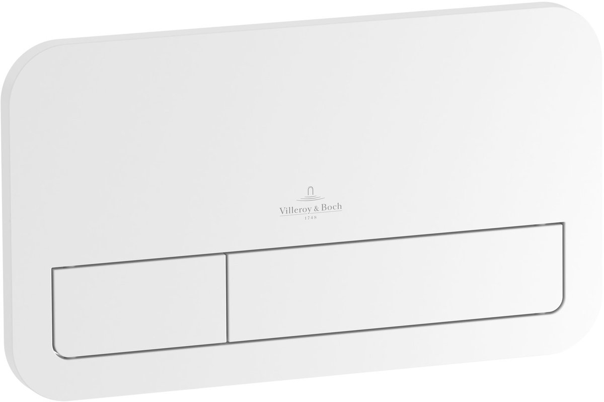 Villeroy & Boch Viconnect bedieningsplaat - 253x145mm - mat zwart