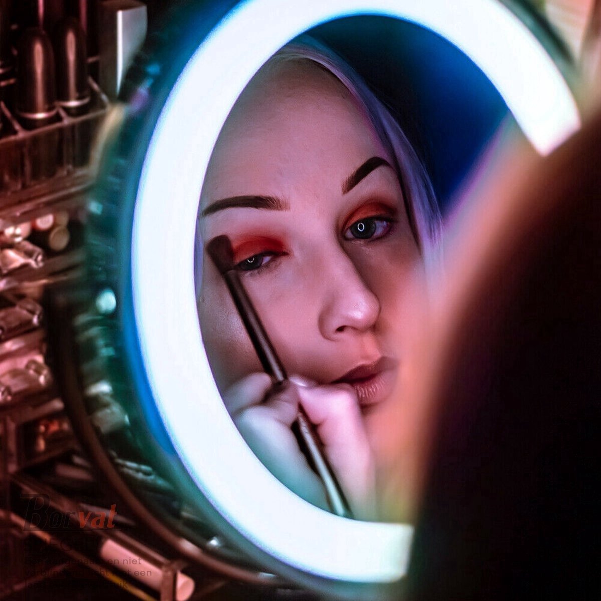 10x Vergrotende Cosmeticaspiegel - LED Make-up Spiegel - Draagbaar en Opvouwbaar