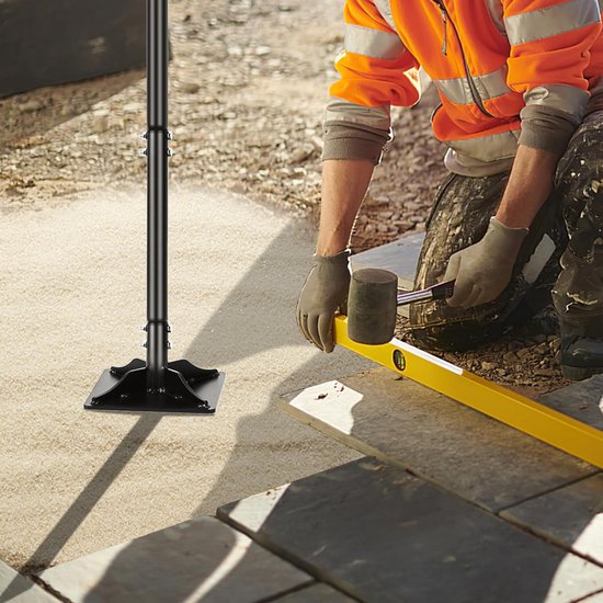 Tuinstamper 4,5 kg - Verstelbare Steel 112 cm - Zwaar Koolstofstaal - Ideaal voor Straatstenen en Asfalt — afbeelding 3