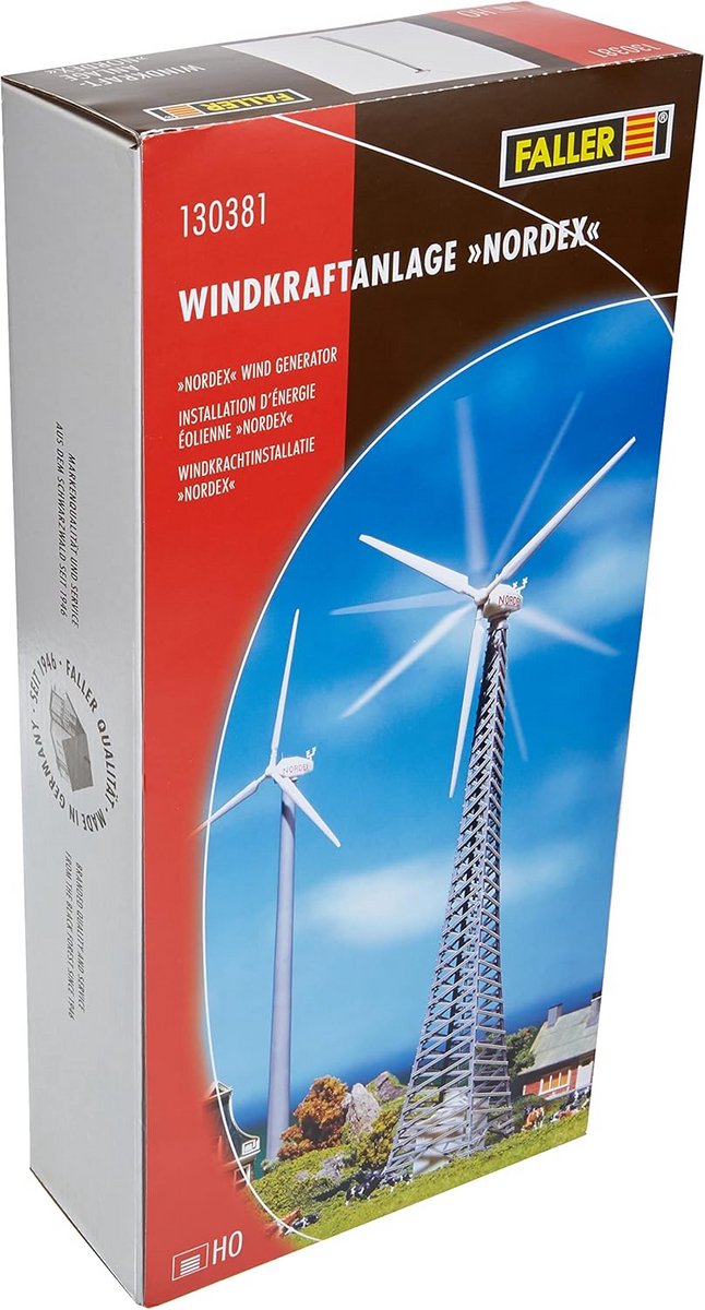 Windturbine Model Groot - Werkend op Motor - Schaalgrootte Modelbouw