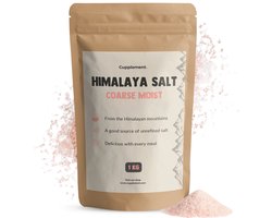 Cupplement Himalaya Zout 1 kg - Himalayazout 1 kg - Roze kristalzout - Ongeraffineerd keukenzout - Zonder toevoegingen - Lab getest