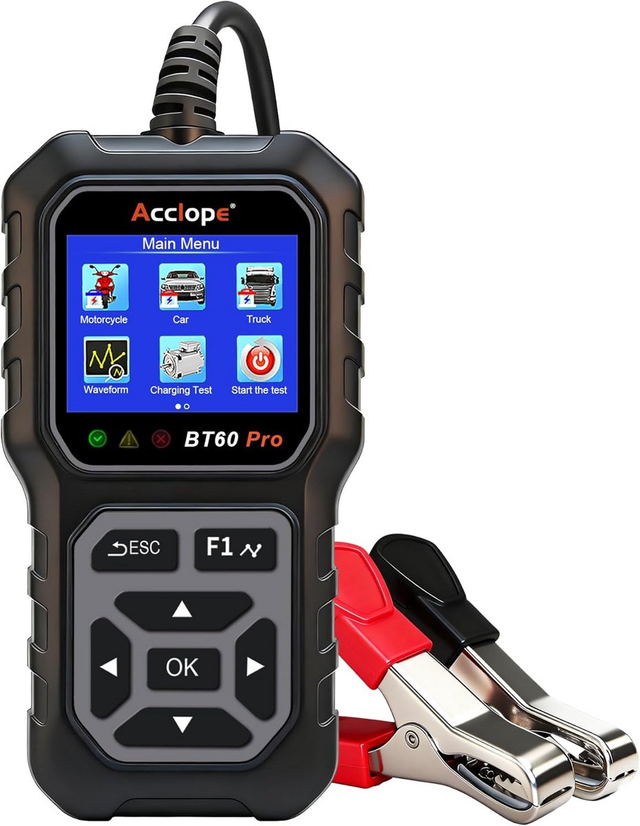 Professionele Batterijtester 6V/12V/24V CCA 100-3000 Auto Motorfiets