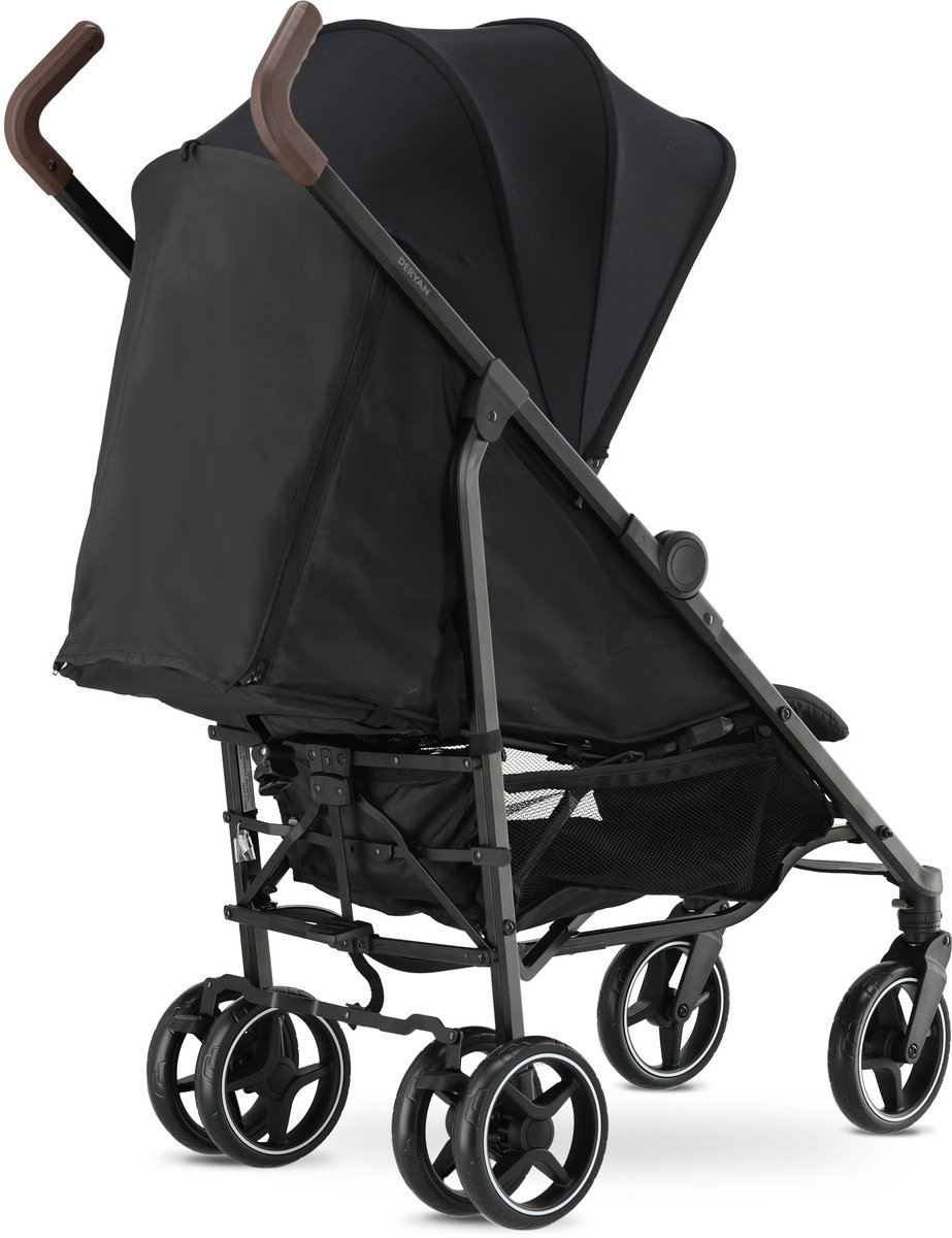 Deryan Bobbie Paraplu Buggy - Kinderbuggy tot 22kg - Zwart — cadeau in Cadeau-ideeën - foto 6