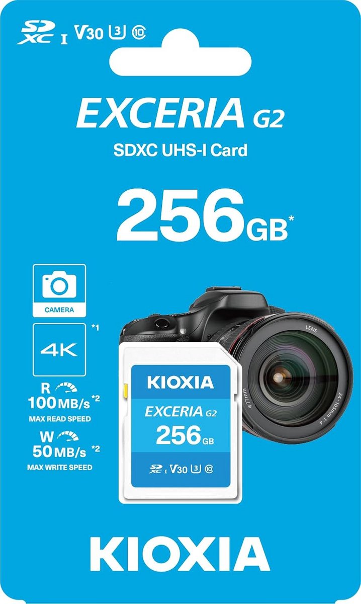 Snelle 256GB SD Geheugenkaart - 100MB/s Leessnelheid voor 4K Video & Foto
