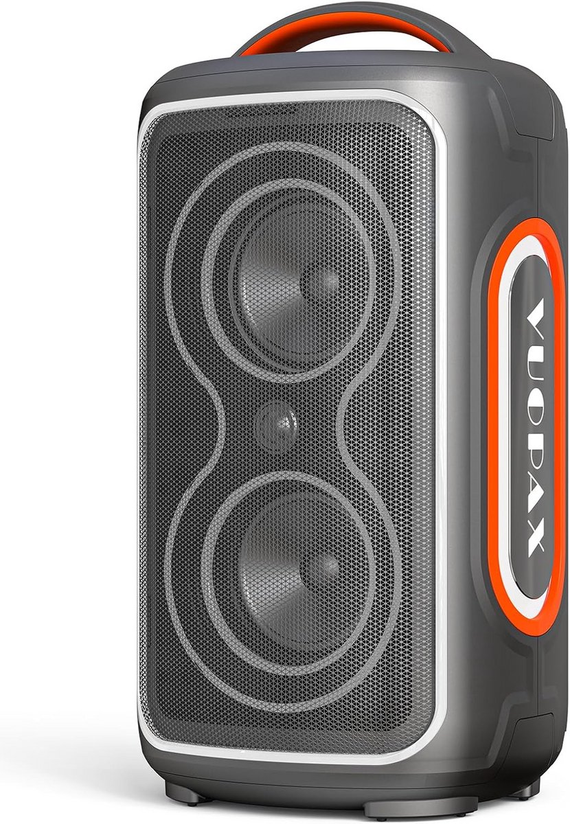 Draagbare Bluetooth Speaker met 120W Vermogen, Subwoofers en IP65 Waterdicht - Perfect voor Buiten