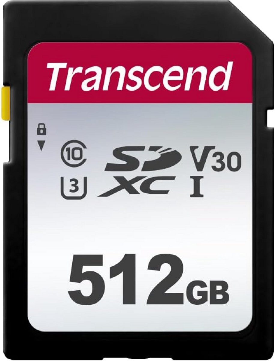 512GB SDXC I, C10, U3, V30 Geheugenkaart - 95/40 MB/s - Extreme Omstandigheden - RecoveRx Software - UHS-I 10MB/s