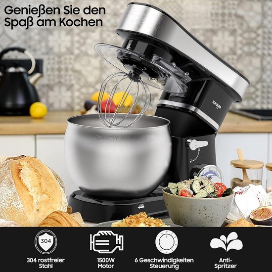 Deegmachine - Kneedmachine - Deegmixer Compact van Merkloos — afbeelding 3