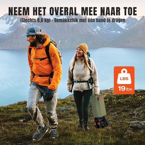 Florixa® Strandkar - Bolderkar Opvouwbaar - Bolderwagen Voor Alle Terreinen - Groen - 24cm x 35cm x 66cm van Merkloos — afbeelding 4