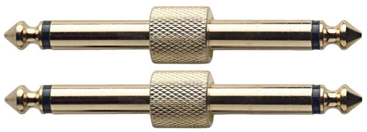 Stagg AC-PPH 6.3 mm jack - 6.3 mm jack koppelstuk (2 stuks)