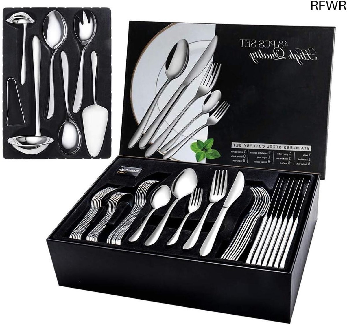 Bestekset 8 Persoons - Servies - Serviesset 6 - Keuken