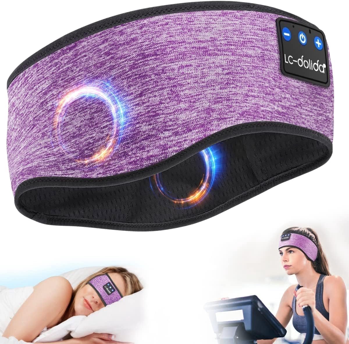 Bluetooth Hoofdband met Slaapmasker en Hoofdtelefoon voor Slaap en Sport