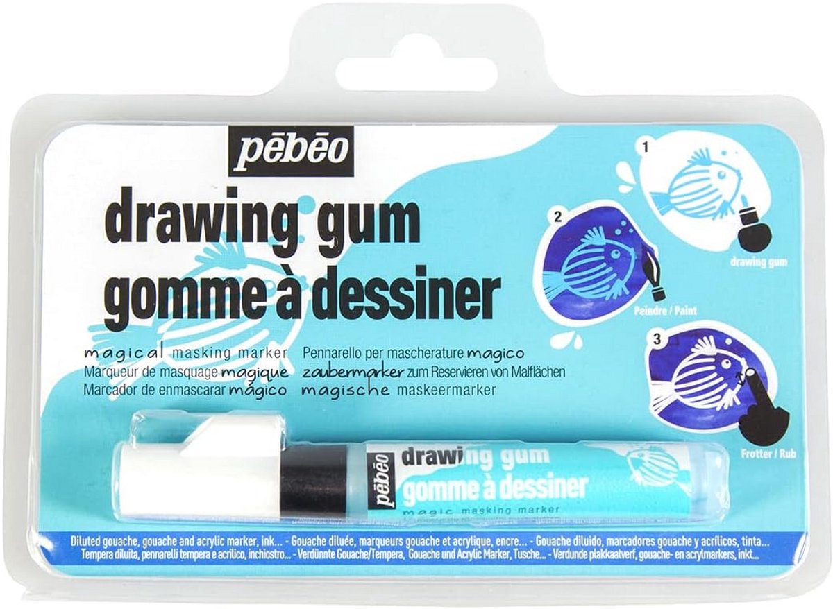 Maskeervloeistof Pen voor Tekeningen en Aquarellen - 4mm Tip