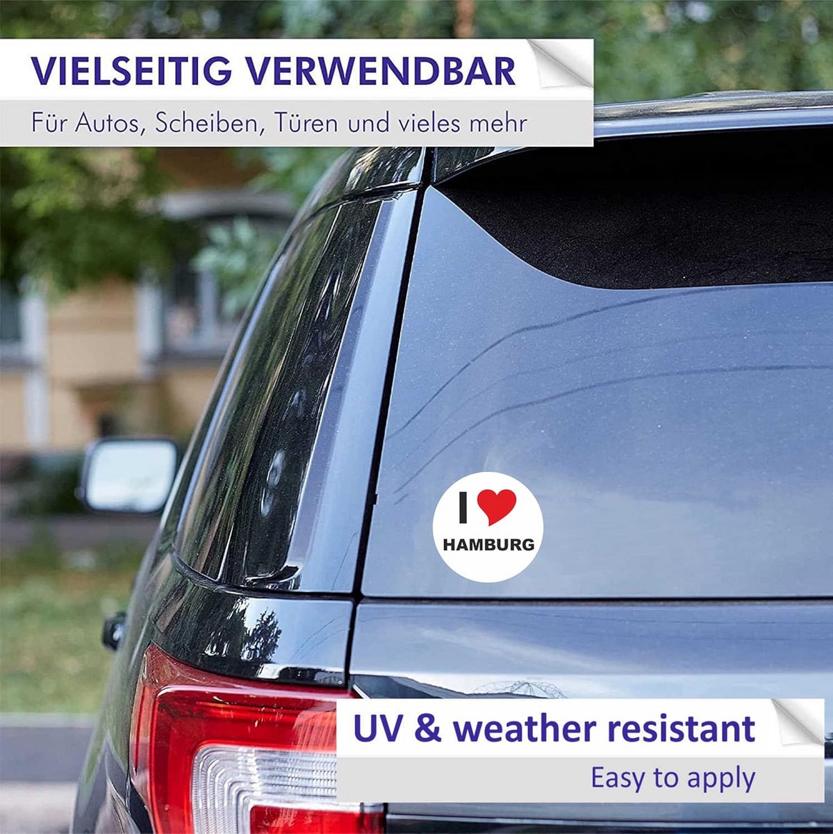 Ronde Sticker 'Ik Hou Van Tönning' - 8 cm Diameter - Voor Auto en Interieur
