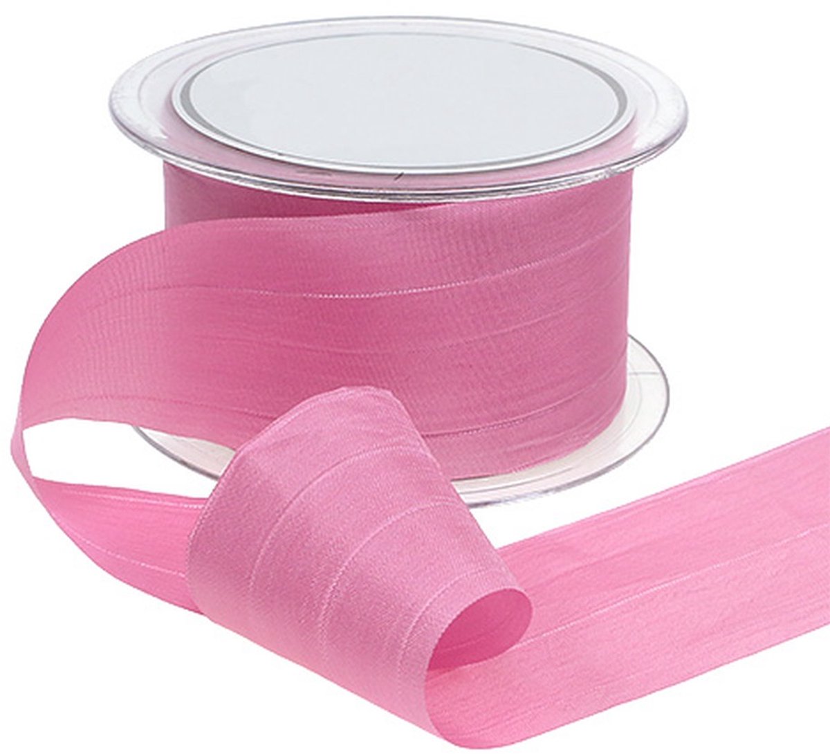 Lint roze "Crash" 50mm 20m