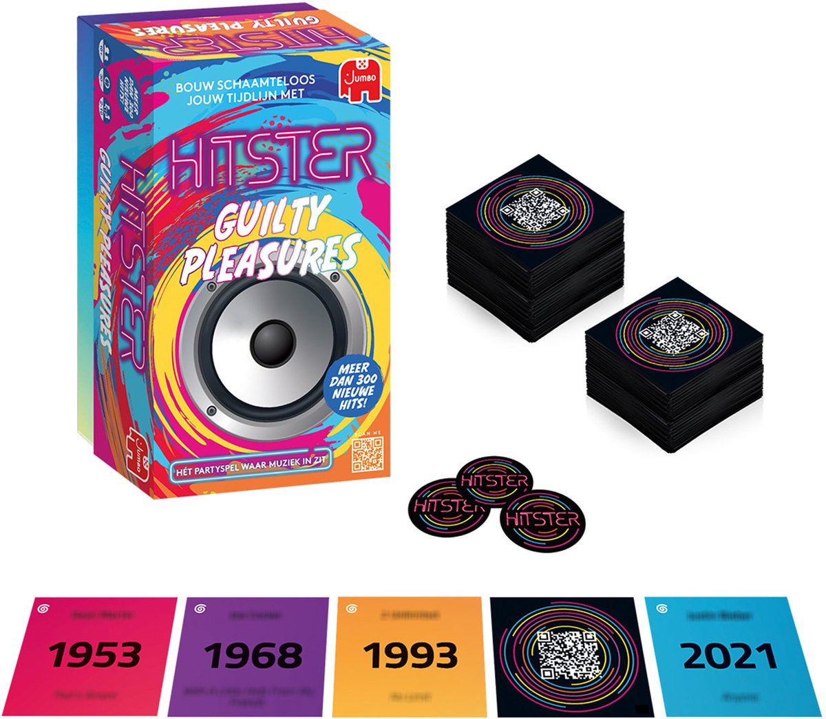 Jumbo - Hitster - Guilty Pleasures - Nederlandstalig Partyspel - Actiespel — afbeelding 7