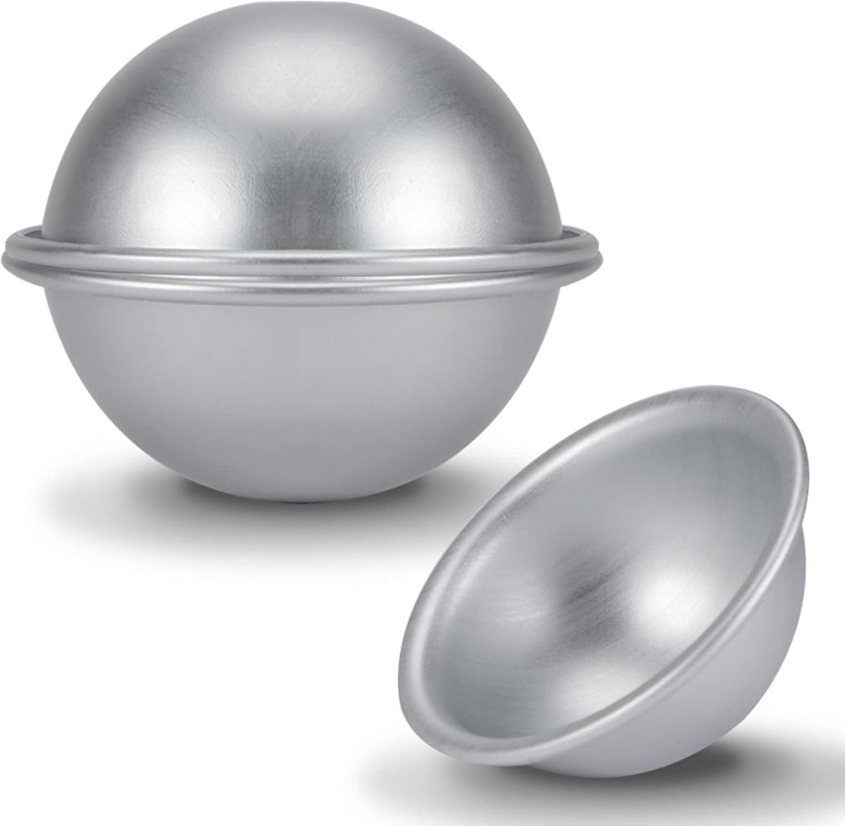 Aluminium Halve Bol Cakevorm 10cm voor Ronde Taarten en Desserts