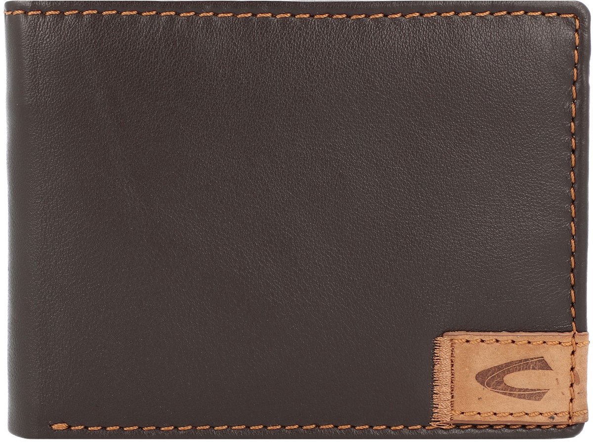 camel active Leren portemonnee California Wallet Brown bruine