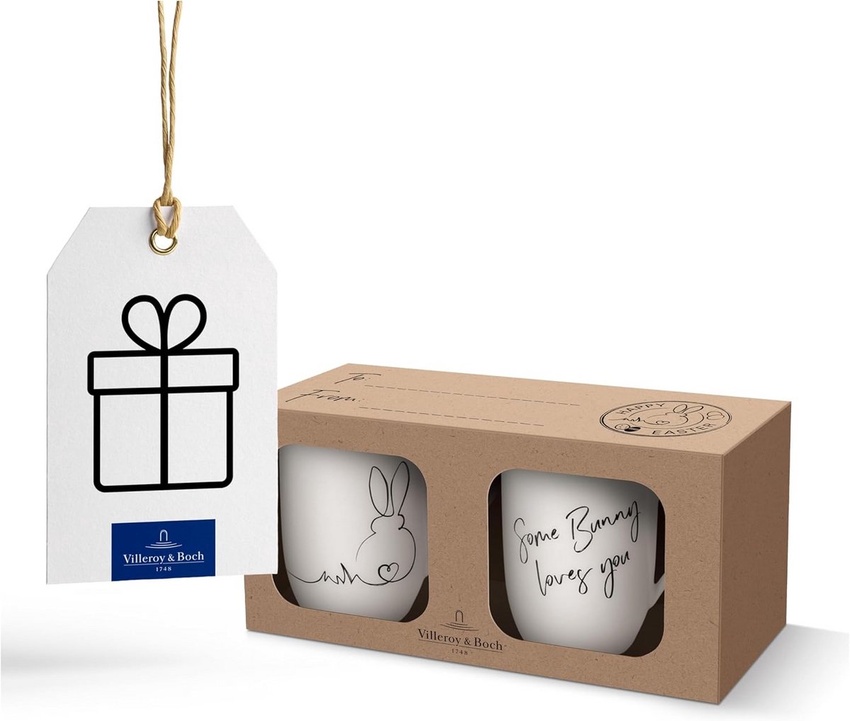 Paasbeker Set met Haas Decoration Keramiek