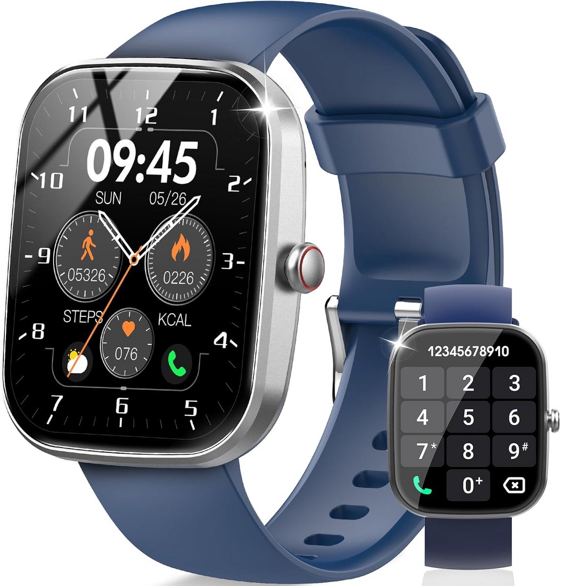 HD Smartwatch met Telefoonfunctie en 112 Sportmodi