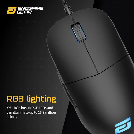 RGB Gamingmuis met PMW3389 Sensor - 16.000 CPI - 60M Klikduur - Zwart — afbeelding 5
