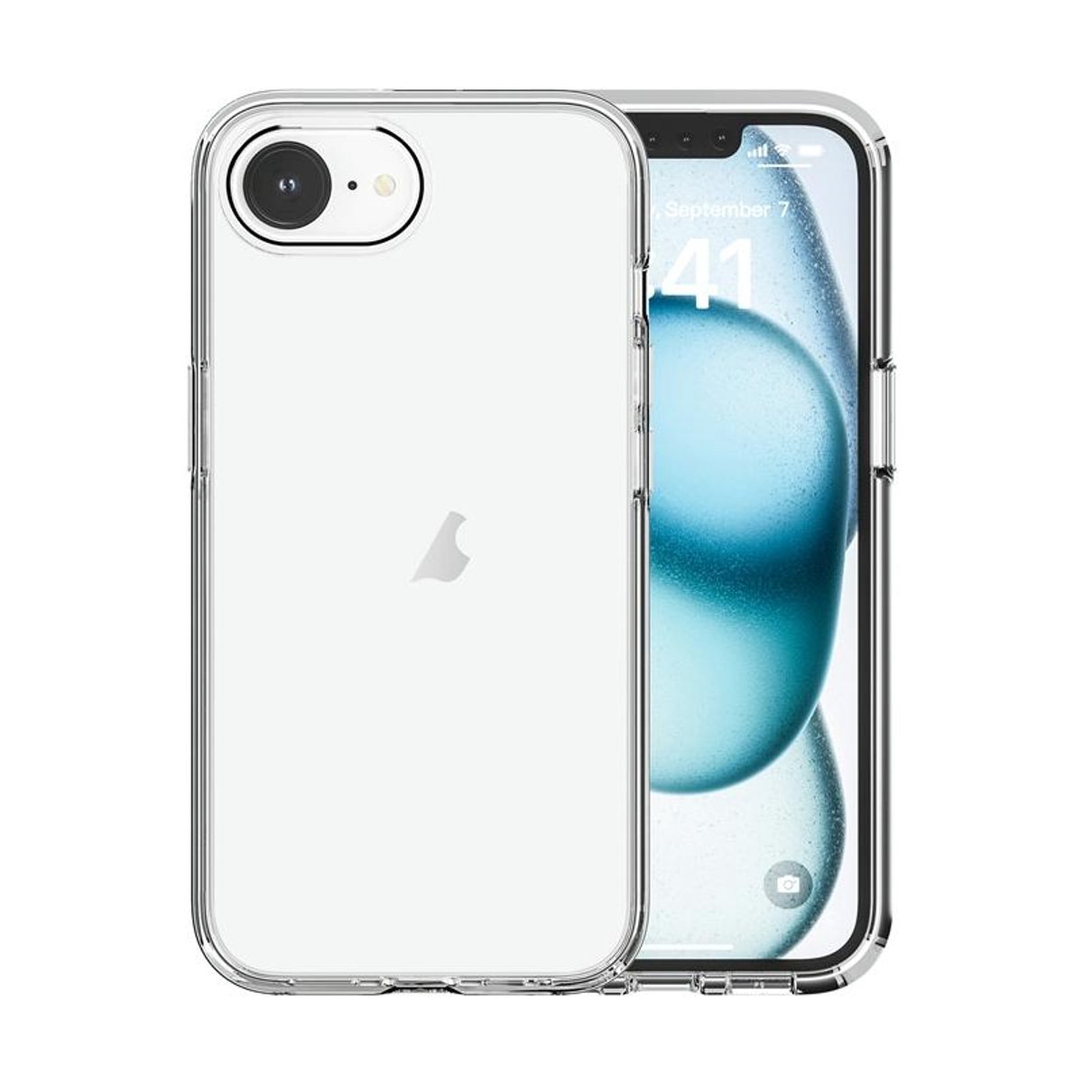 Mobigear Doorzichtig Hoesje geschikt voor Apple iPhone 17e Telefoonhoesje Hardcase | Mobigear Crystal Backcover | Doorzichtig Telefoonhoesje iPhone 17e | iPhone 17e Case | Back Cover - Transparant