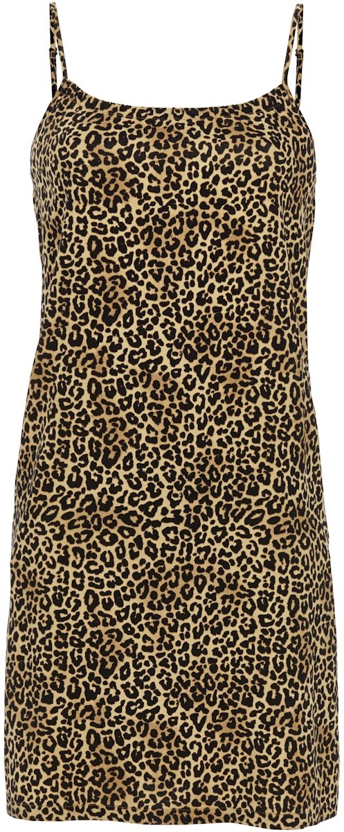 Ringella Leopard dames spaghetti nachthemd Ringella - Bruin - Maat - 38