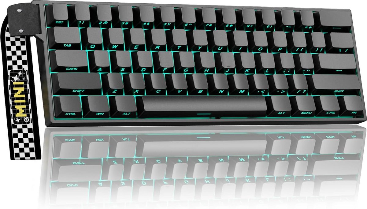 60% Mechanisch Gaming Toetsenbord Draadloos met Hall Effect Schakelaars en Rapid Trigger