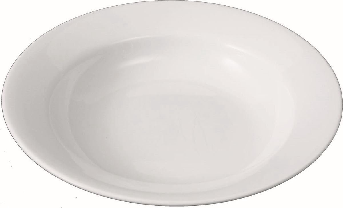Diep Porseleinen Borden Ø 22 cm Wit – Professionele Kwaliteit Dinerborden