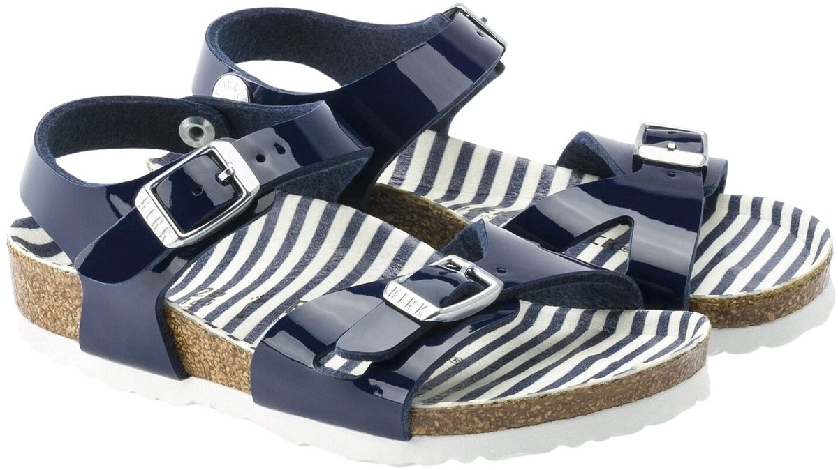 Birkenstock Rio Sandalen Junior Marineblauw