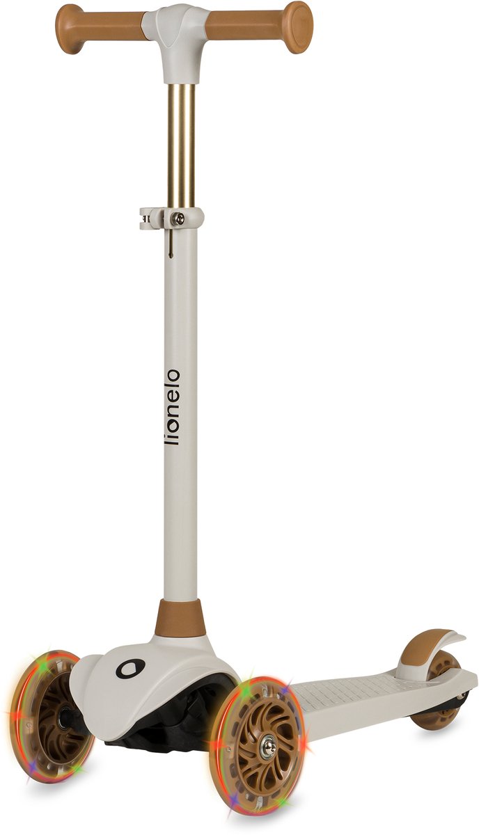 Lionelo Jessy Kinderstep + kinderhelm - step 3 wielen - leeftijdsgroep 3+ - max 50kg - LED verlichting in de wielen - hoogte verstelbaar 65-70-75-80 cm — afbeelding 9