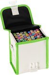 Een wit en groen Ohuhu Honolulu B etui met 48 alcohol markers erin, geopend.