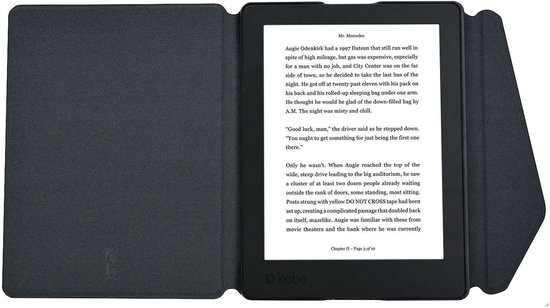 Hoesjes Boetiek - SleepCover voor Kobo Aura H2O Edition 2 - Rood — afbeelding 3