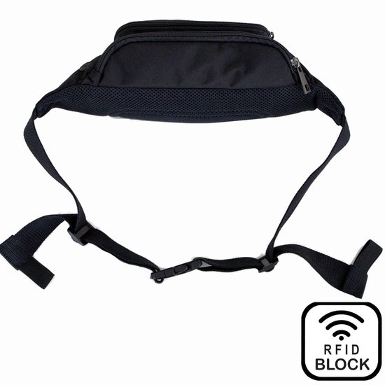 RFID BUMBAG DURABLE ANTIVOL TRAVEL PASSPORT - VOYAGE - EXTÉRIEUR - RANDONNÉE - SPORT - SAC POUR TÉLÉPHONE
