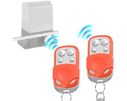 2X Universele Afstandsbediening - Handzender - Garagedeur & Poortopener - Garagedeuropeners - Garagepoort Opener - Elektronische Poortopener schuifpoort