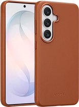 Accezz Hoesje - Geschikt voor Samsung Galaxy S26 - Magnetische Ring Leather Backcover - Sienna Brown