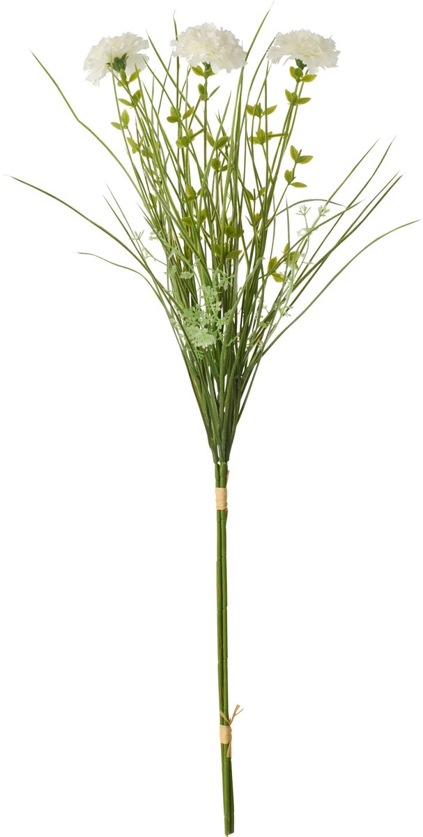 J-Line bundel 3 Anjer Gras - textiel - wit