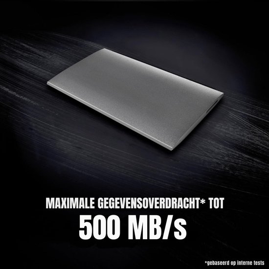 SCH® SSD Externe Harde Schijven - SSD Externe Harde Schijf - Grijs - 9cm x 1cm x 6cm van sch — afbeelding 2