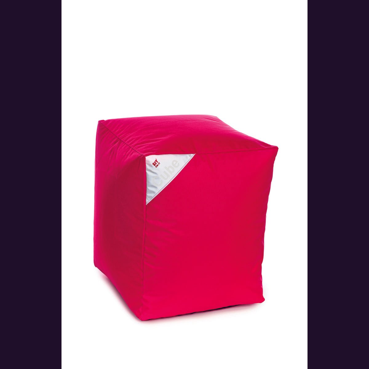 Poef zitzak Cube's Fushia Sit On It ....and Joy !!