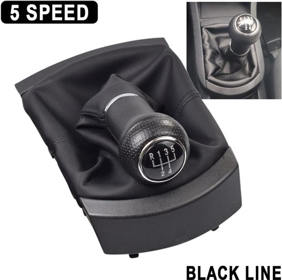 5 Versnellingen Pookknop Schakelknop voor Seat Ibiza 2002-2010 van Seat — afbeelding 4