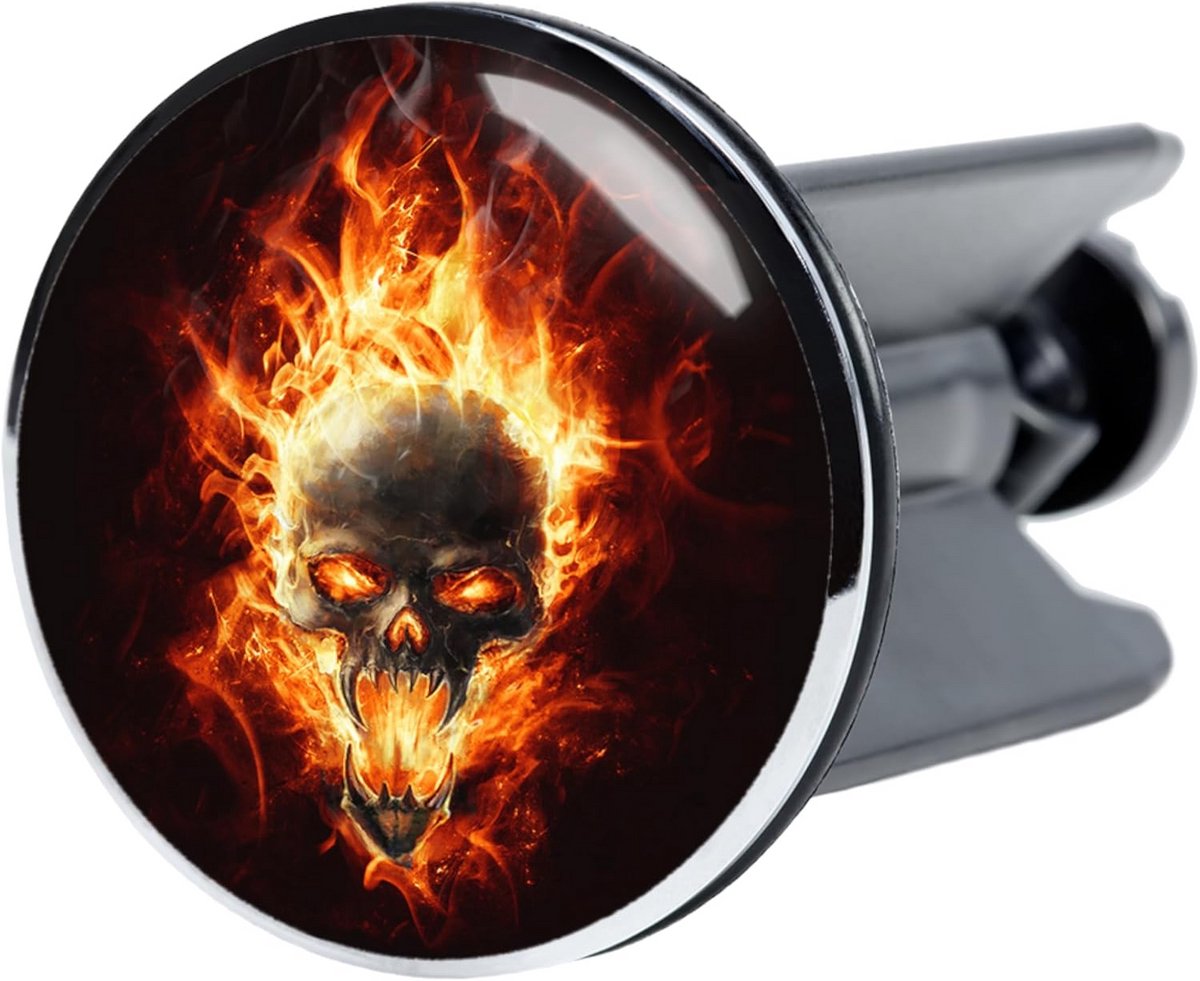 Universeel Wastafel Plug Doodskop Design