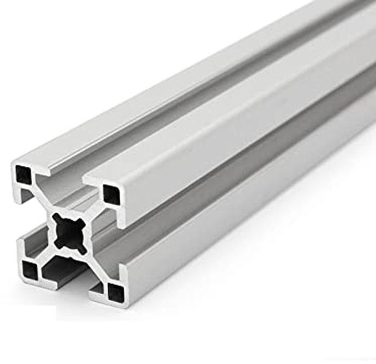 Aluminium Profiel 30x30 Licht B-Type T-Slot 8mm 1100mm Zilver Geanodiseerd
