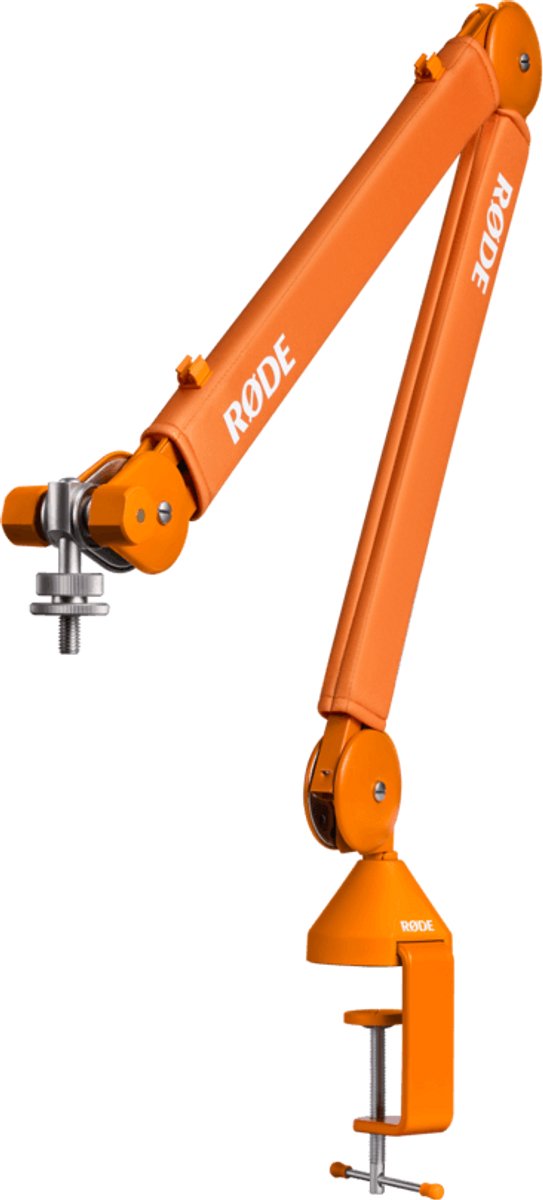 RØDE PSA1+ Studio Arm – Oranje – Professionele Microfoonarm met Interne Demping & Kabelmanagement