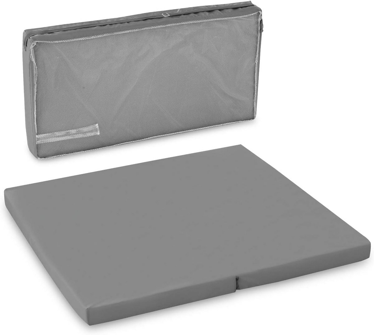 Comfortabel Opvouwbaar Matras 90 x 90 cm voor Campingbedje en Speelbox - Ademend en Wasbaar