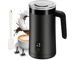 4-in-1 Elektrische Melkopschuimer 400 ml voor Warm en Koud Melkschuim - Ideaal voor Latte, Macchiato en Cappuccino