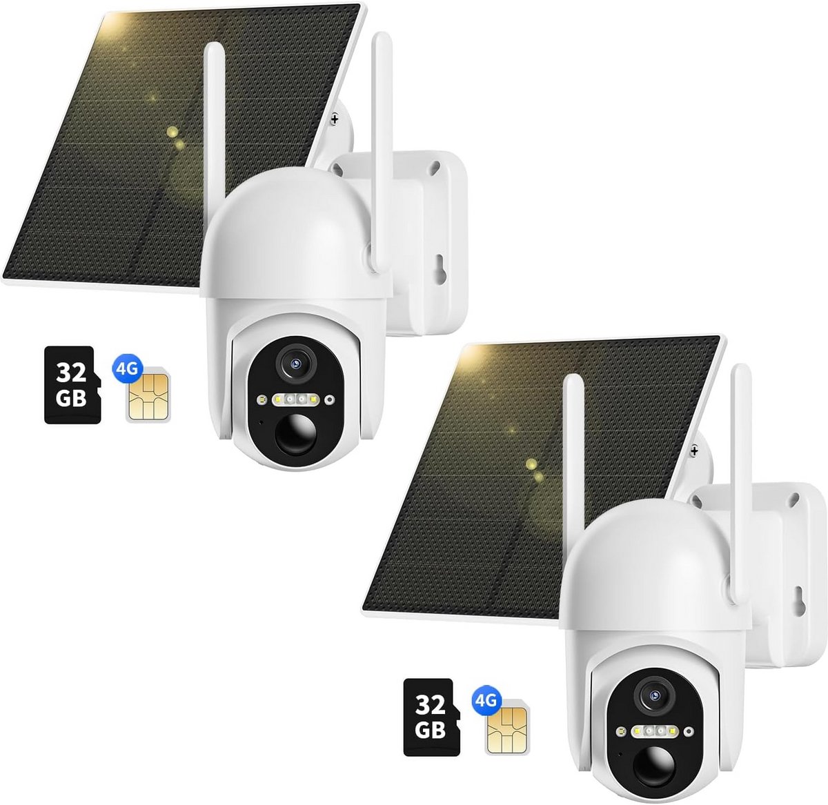 Buitengewone 4G LTE Beveiligingscamera met Nachtzicht en 360° PTZ