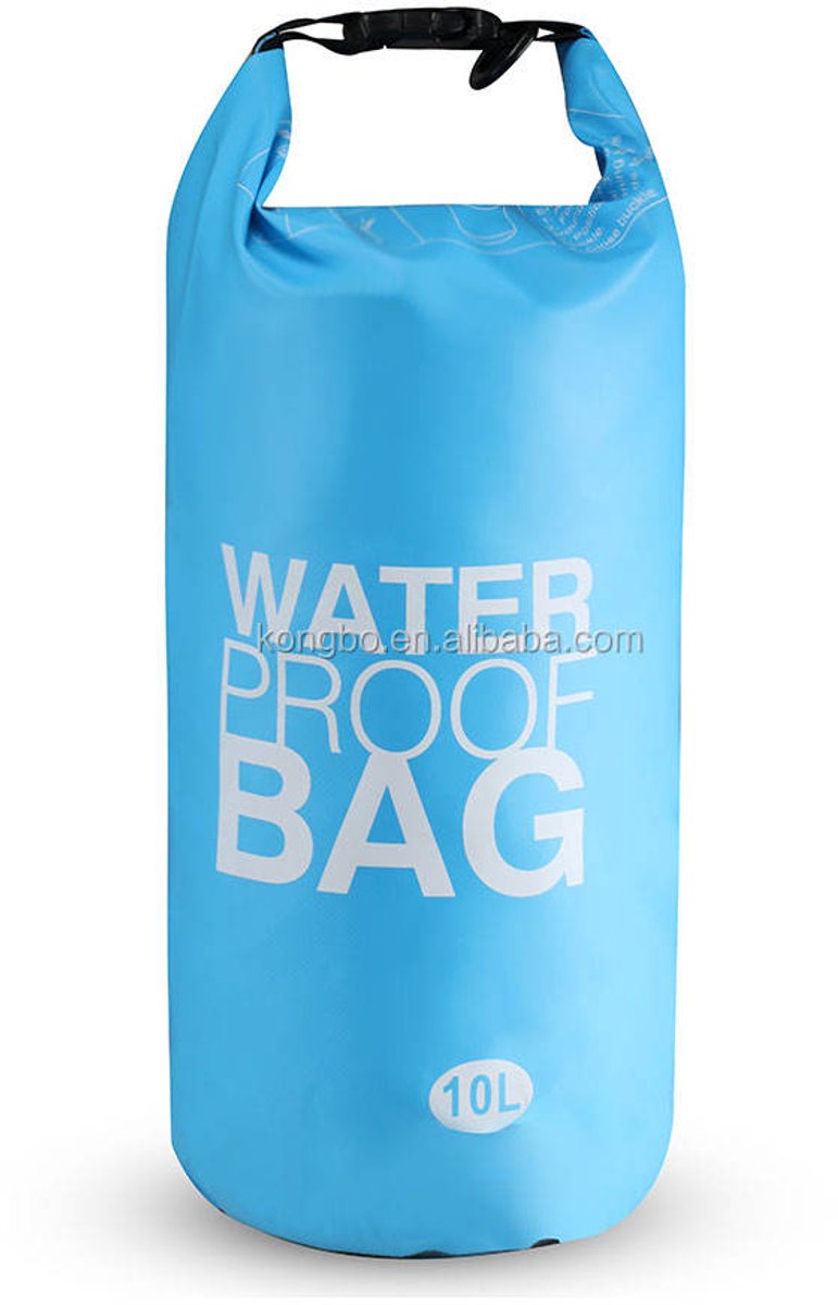 RezReady Waterdichte Buitentas 10L – PVC Drybag met Schouderriem voor Zwemmen