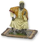 Statue en bronze - Marchand oriental - sculpture - 12,7 cm de haut